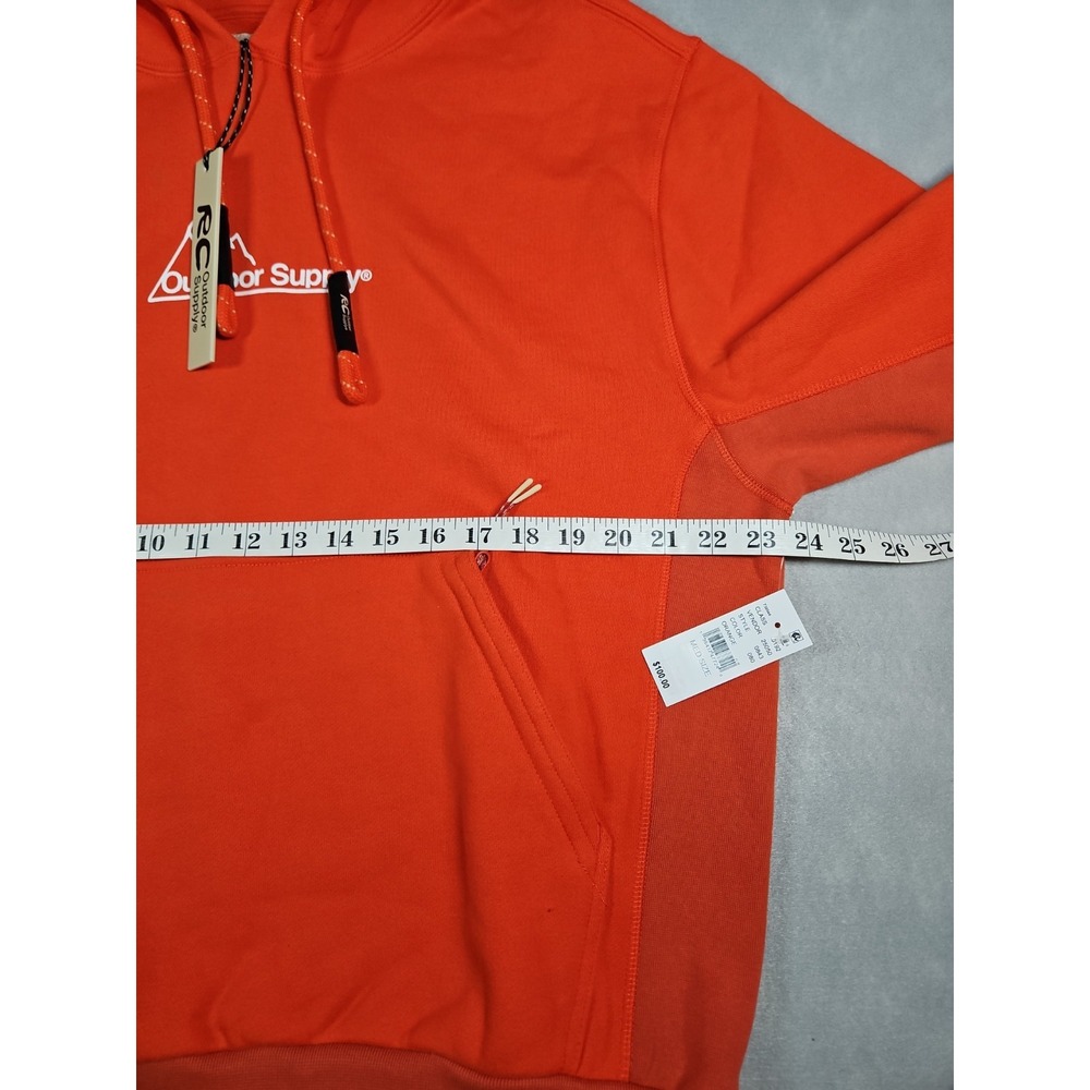 Reese Cooper Outdoor Supply RCOS Mens Orange Pullover Hoodie Size Medium NWT - Picture 8 of 9